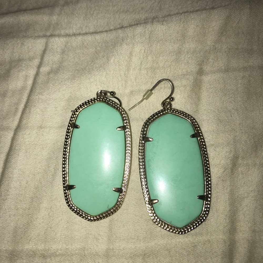 Mint green Kendra Scott earrings